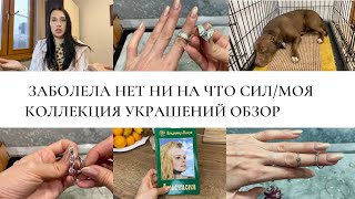 ЗАБОЛЕЛА НЕТ НИ НА ЧТО СИЛ/МОЯ КОЛЛЕКЦИЯ УКРАШЕНИЙ ОБЗОР