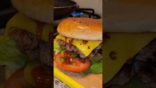 Whopper Beef Burger Recipe Ad Home 🍔🤤 #foodie #lovefoodies #trending #viralvideo #fyp #subscribe