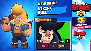 Brawl Stars Exclusive Skins - Brawl Stars Season 19 Skins released - Viking Bull New Skin For Bull