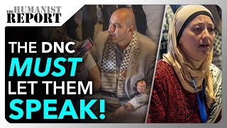 Palestinian Delegates Stage Sit-In Outside of DNC Following Rejection of Speaker