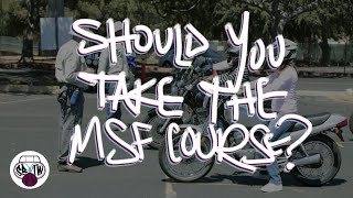 Should you take the MSF Course to ride your Scooter?