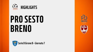 [HIGHLIGHTS] Serie D Girone B 24/25 - Day 7 - Pro Sesto-Breno