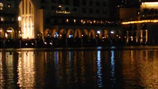 Oarsmen Testing (Half Of Arc) - The Dubai Fountain 27-1-2017