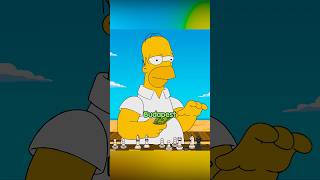 Homer's a chess genius🤯🤣#thesimpsons #simpsons #movie