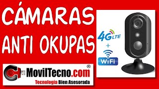 ALARMAS con Cámara 4G ANTI OKUPAS con Aviso inmediato – MovilTecno 812