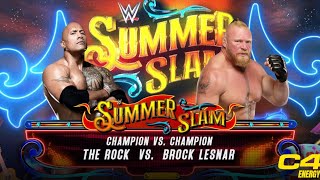 CHAMPION VS CHAMPION - THE ROCK VS BROCK LESNAR WWE 2K23