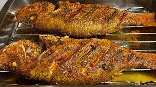 Oven Grill Red Snapper Fish, Quick & Easy