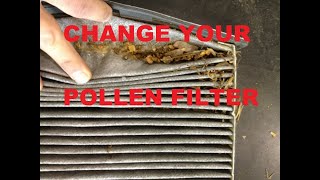 Jaguar X Type how to change your pollen filter