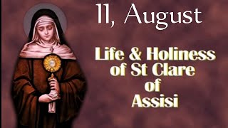 St. Clare of Asisi,, pray for us...