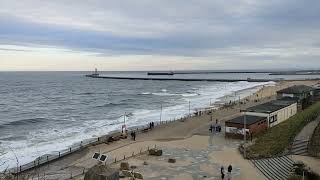 Tanker passing Roker Pier, 2021