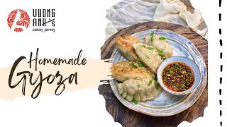 Homemade Gyoza