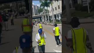 Marcha NO a la Ley #sb1718 Florida banderas unidas #latinostrike #floridaprotest