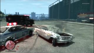 GTA IIV 6 Star Destruction derby and bust