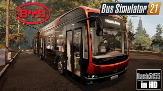 Vehicle Showcase: BYD 18M Articulated EBus - Bus Simulator 2021