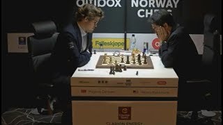 MAGNUS CARLSEN VS HIKARU NAKAMURA - ENDGAME NORWAY CHESS 2017 ROUND 3