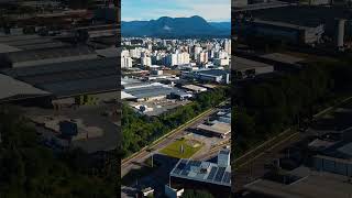 Manhã de sol sobre a zona norte de Joinville