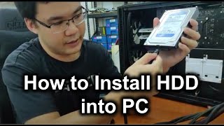 (RexGuide) How To Install Harddisk into PC