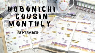 Let’s improvise and be creative !Hobonichi Cousin | Monthly | Plan With Me