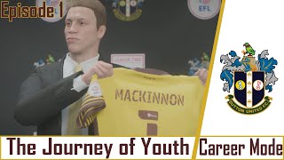 FIFA 22 CAREER MODE | THE JOURNEY OF YOUTH | SUTTON UNITED | EPISODE 1 | BEGINNING THE JOURNEY