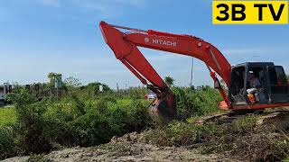 HITACHI EX200 LANDY LAND CLEARING JOBS PART 2