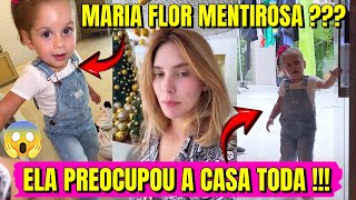 Maria Flor Mentiu e Deixou Todo Mundo Preocupado! Veja a Reação da Virginia!