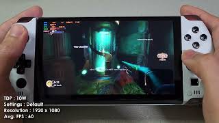 GPD WIN 4 (Ryzen 6800U) Game test - Bioshock Remastered