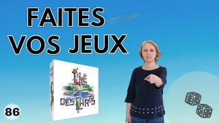 Présentation du jeu de société l'île des chats