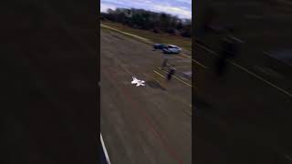 RC Jet Makes Perfect landing #rc #hobby #landing #follow