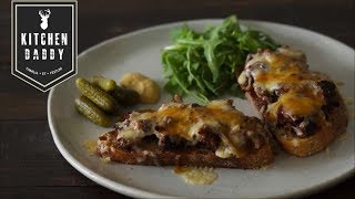 Smoked Oxtail Cheese On Toast | Kitchen Daddy