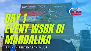 Hari pertama gelaran WSBK, banyak akses jalan disekat untuk mengindari kemacetan