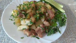 Курочка с картошкой/проще некуда!