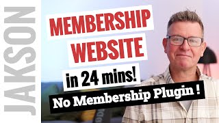 How to create a super simple membership website with WordPress