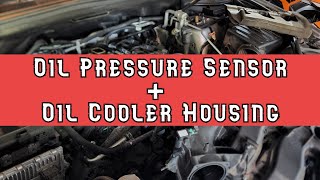 How To Replace Jeep Grand Cherokee 3.6 V6 Oil Pressure Sensor (P0520) & Oil Cooler Housing! (2014+)