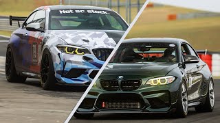 M2 C. F87 Clubsport #79 vs. M2 F87 Clubsport #121 - Onboard Battle Velocitta