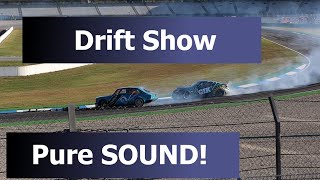 DTM Drift Show Hockenheim Amazing Sound No Music No Talking Pure Action Race Car Speedway