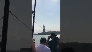 Statue of liberty boat tour #statueofliberty #brooklynbridge #brooklyn #hudsonriver #usa #america