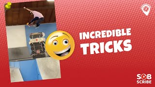 😎 Incredible Tricks | Skateboard | Skateboarding Tricks | Skate 🔥 ADVENTURES FEVER #shorts