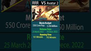 RRR vs Avatar 2 Movies  Comparison #shorts