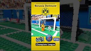 NO Goals PSG !!! Borussia Dortmund WIN - lego football