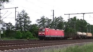 BR 143 mit Güterzug für Salzgitter AG