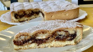 NON HO MAI MANGIATO UNA CROSTATA COSI' DELIZIOSA🔝LA RICETTA TENERA CHE SI SCIOGLIE IN BOCCA