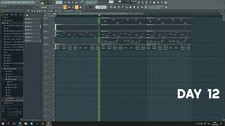 учусь писать биты день 12 / learning how to make beats day 12 (+vibe)