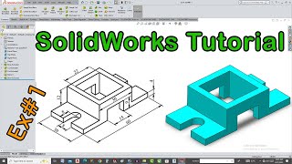 SolidWorks Tutorial For Mechanical Engineering Students In Hindi/Urdu | Exercise - 1