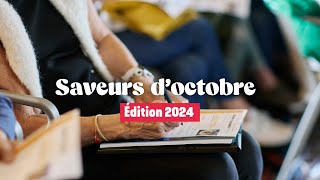 Clap de fin pour les Saveurs d'octobre, édition 2024 👨‍🍳