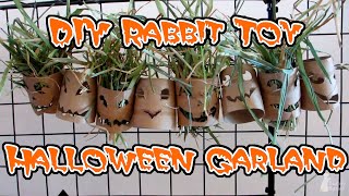 DIY Rabbit Toy - Halloween Hay Garland