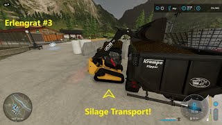 FS22 | Loading and selling SILAGE! Mixing COW FEED! | ERLENGRAT #3 | Alpine Dairy Farm