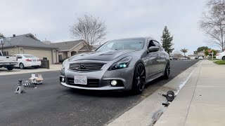 G37s Tein Spring Install