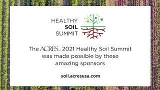 2021 Healthy Soil Summit Sponsor Thank You