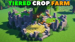 Minecraft: AESTHETIC Crop Farm Tutorial (how to build 1.21)