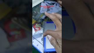 how to test infinix tauch and mobile ECT speake color